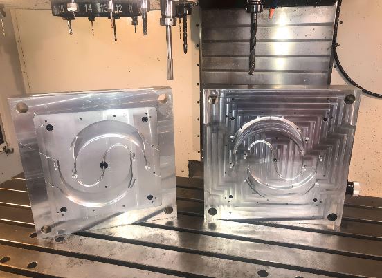 Ppe Face Shield Mold On Haas Cnc Milling Machine