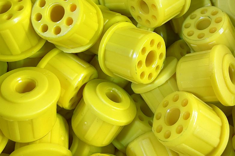 Yellow Plastic Injection Molded Parts